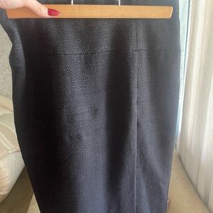 Trina Turk black wool blend pencil skirt
